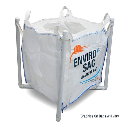 Concrete Pump Supply Large Ready-Mix Washout Bags- Lined, L42'' x W42'' x H43'' - 1.9CY BAG_RM_LG_LIN